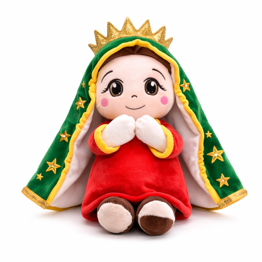 Peluche que respira de la Rosa de Guadalupe